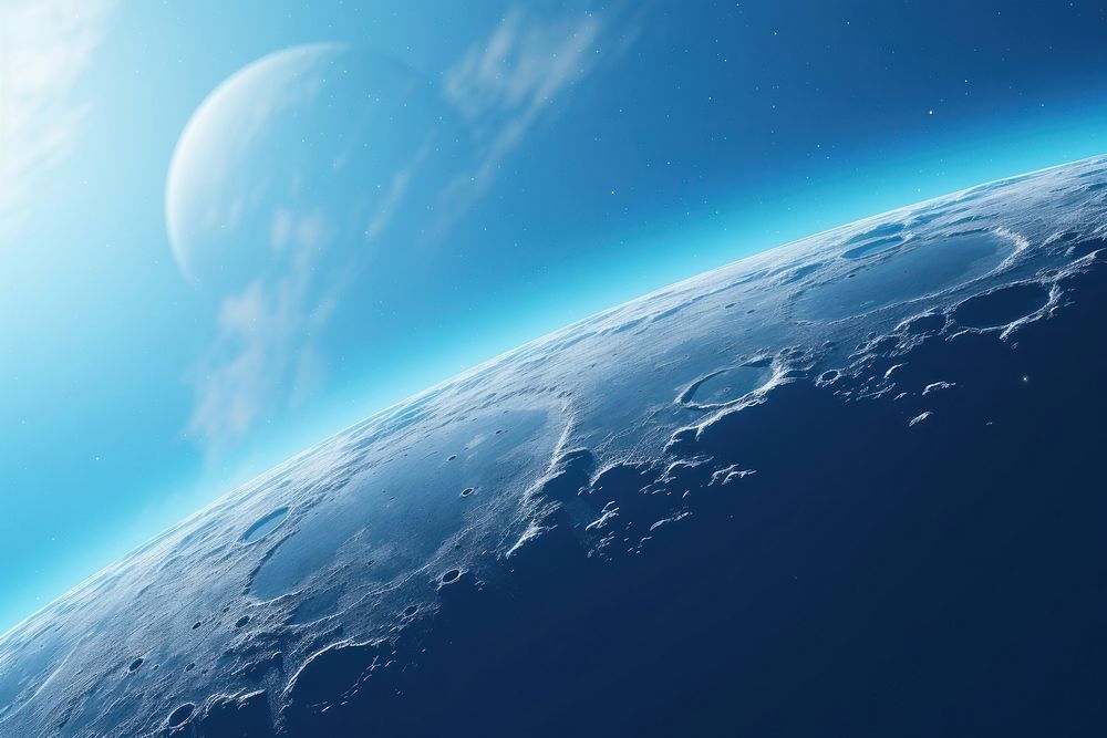 Backgrounds astronomy planet space. AI generated Image by rawpixel.
