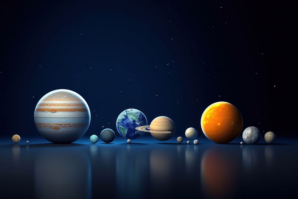 Planet astronomy universe sphere. AI generated Image by rawpixel.
