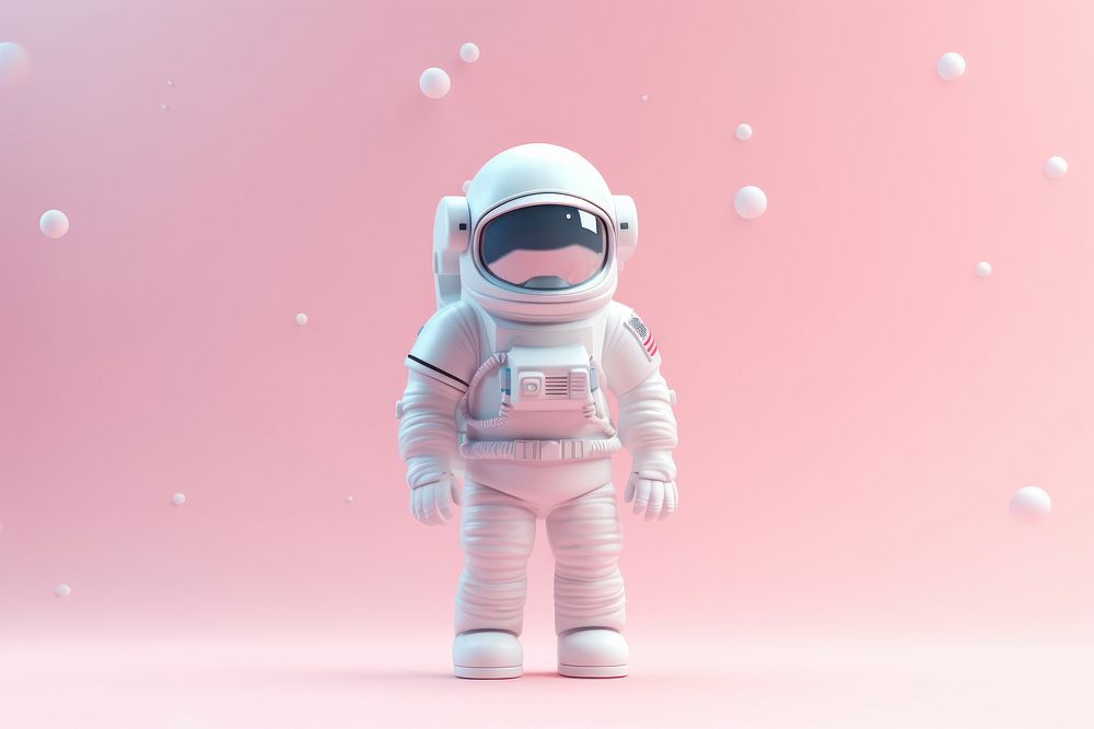 Astronaut robot fun futuristic. AI generated Image by rawpixel.