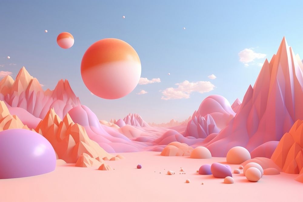 Backgrounds outdoors balloon nature. AI generated Image by rawpixel.