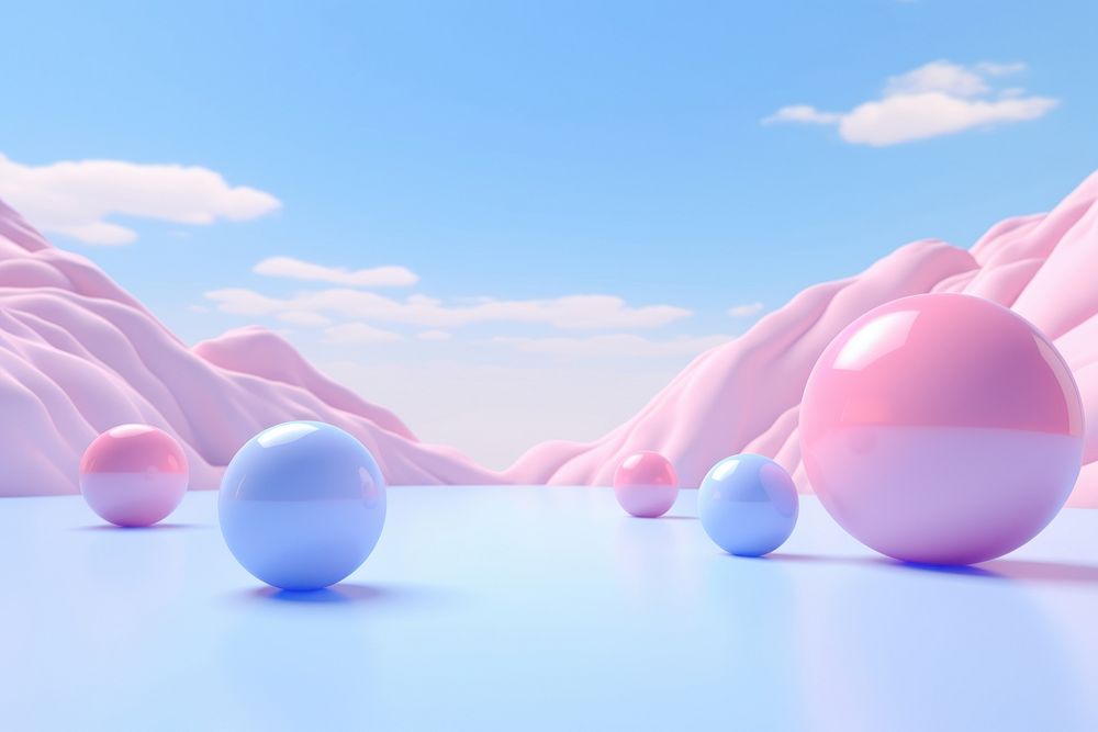 Backgrounds balloon nature tranquility. AI generated Image by rawpixel.