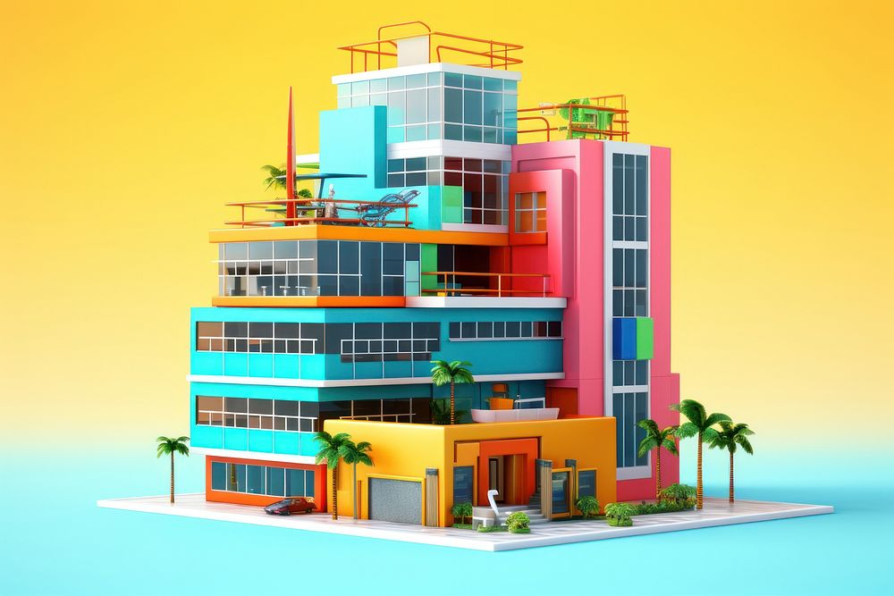 Building architecture city transportation. AI generated Image by rawpixel.