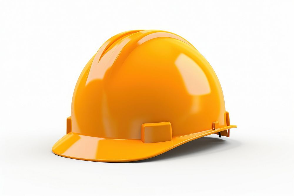 Helmet construction hardhat white background. AI generated Image by rawpixel.