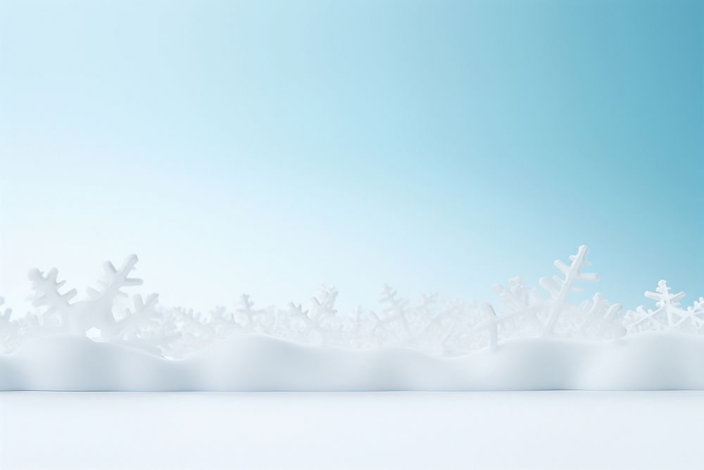 Snow snowflake nature white. AI generated Image by rawpixel.