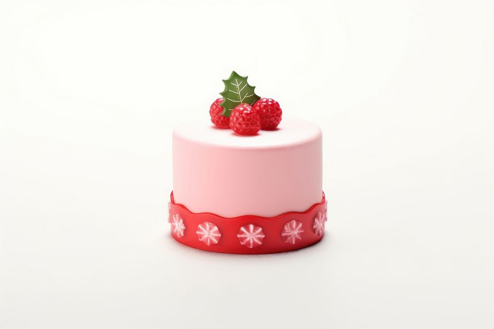 Raspberry christmas dessert fruit. AI generated Image by rawpixel.