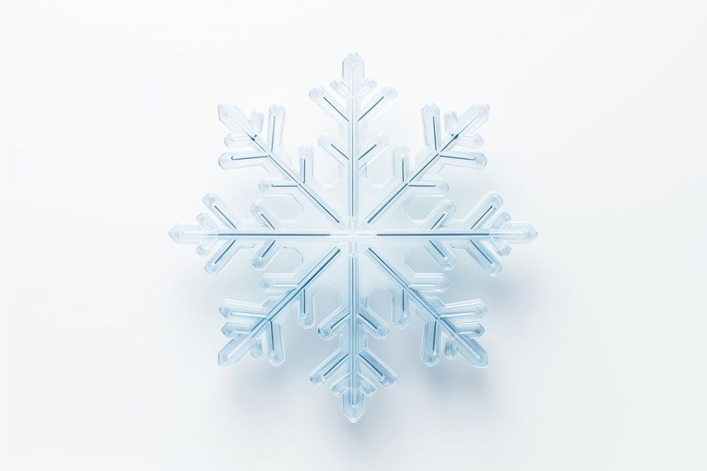 Snowflake white white background decoration. AI generated Image by rawpixel.