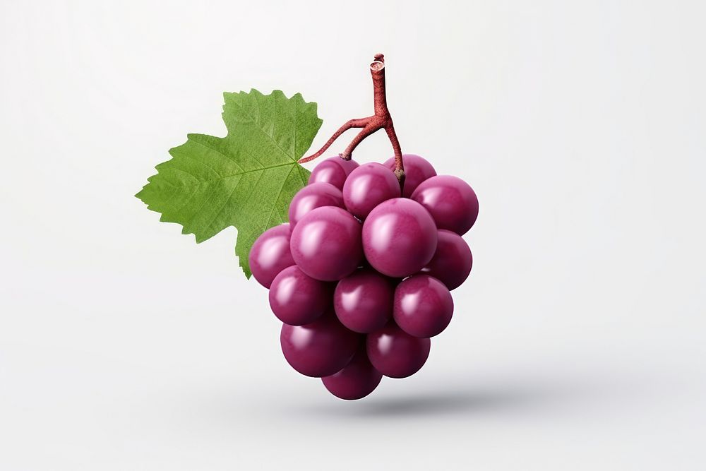 Grapes fruit plant food. AI generated Image by rawpixel.