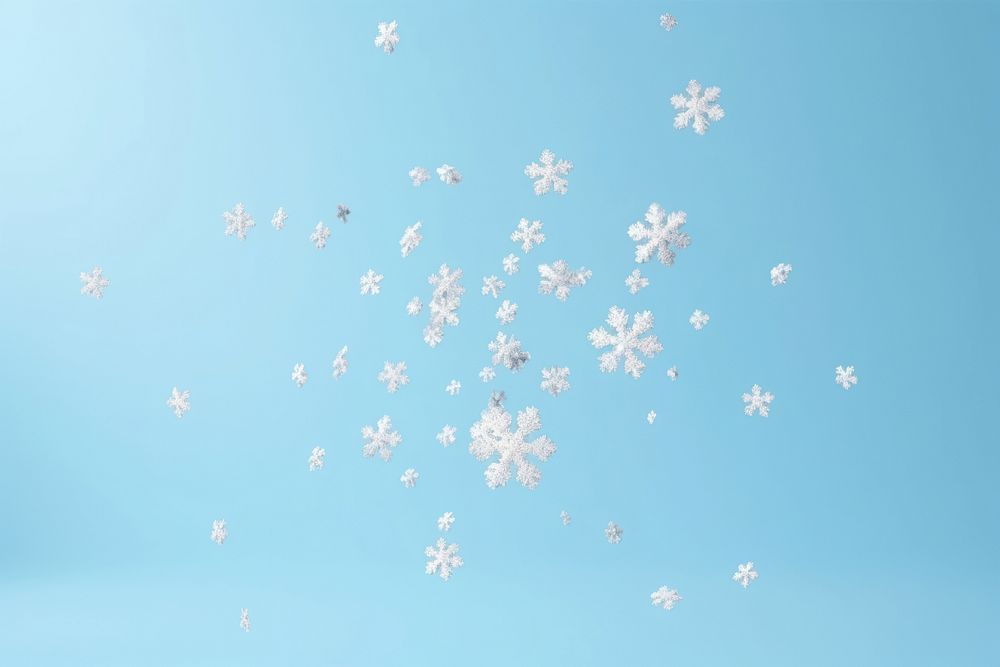 Snow backgrounds snowflake nature. AI generated Image by rawpixel.