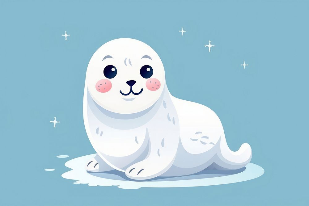 Seal animal mammal nature. AI generated Image by rawpixel.