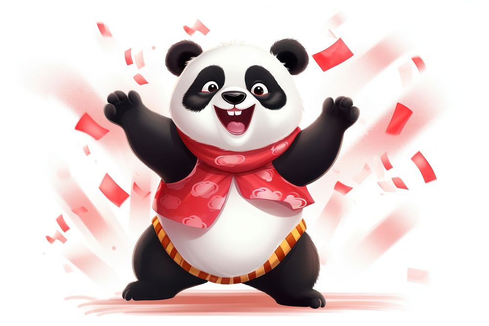 Mammal panda bear representation. AI generated Image by rawpixel.