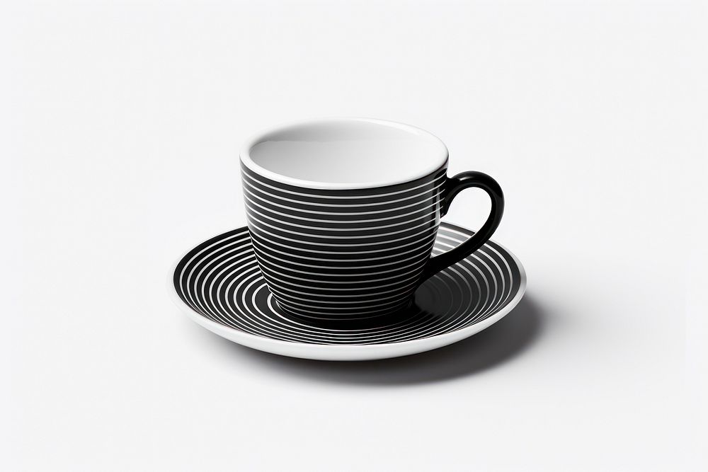 Coffee cup pattern saucer. AI generated Image by rawpixel.