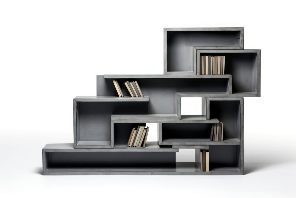 Shelf furniture bookshelf bookcase. AI generated Image by rawpixel.