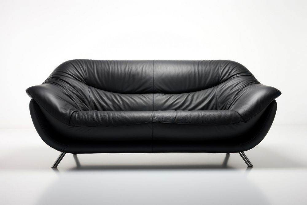 Furniture armchair black sofa. 