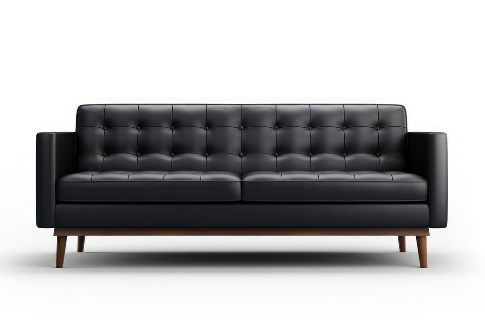 Furniture chair black sofa. AI generated Image by rawpixel.