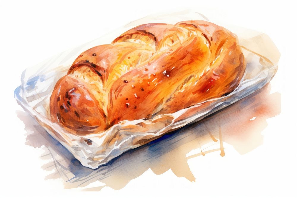 Dessert pastry bread food. AI generated Image by rawpixel.