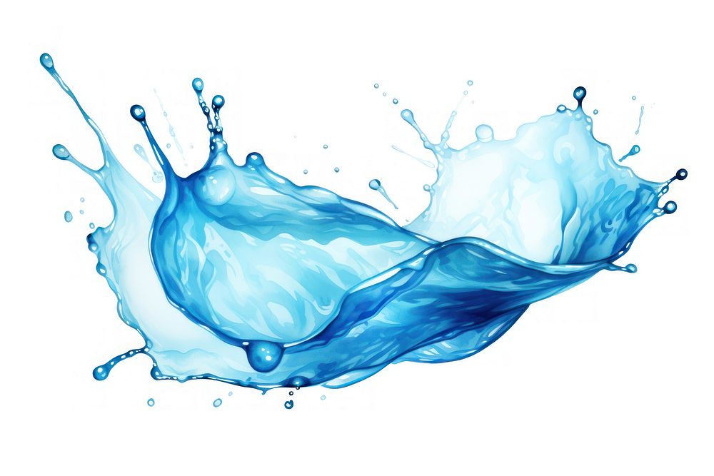 Water drop white background splattered. AI generated Image by rawpixel.