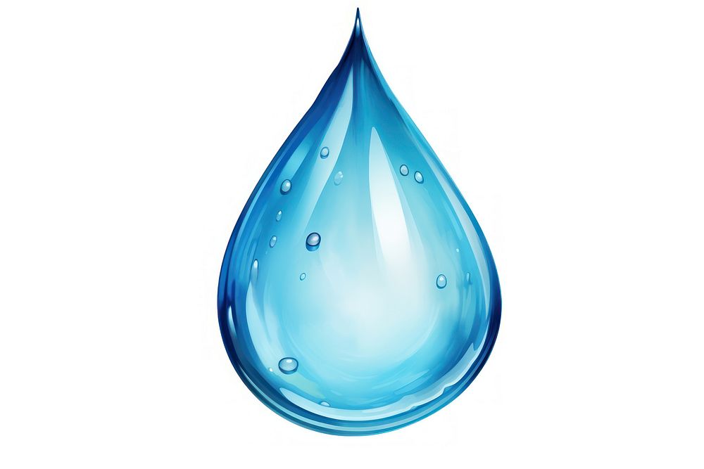 Droplet water white background transparent. AI generated Image by rawpixel.