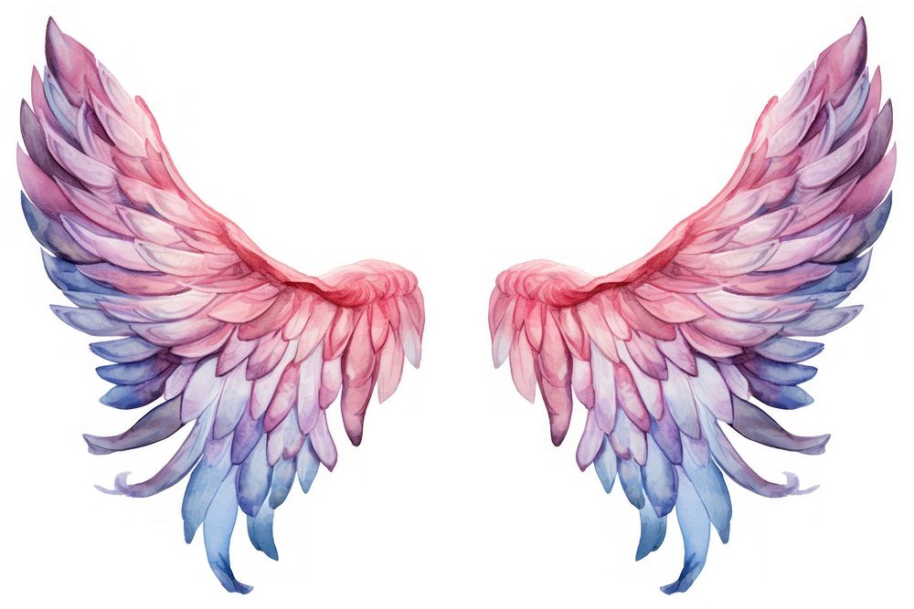 Angel wing white background accessories. AI generated Image by rawpixel.