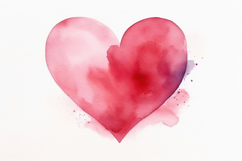 Heart paper creativity splattered. AI generated Image by rawpixel.