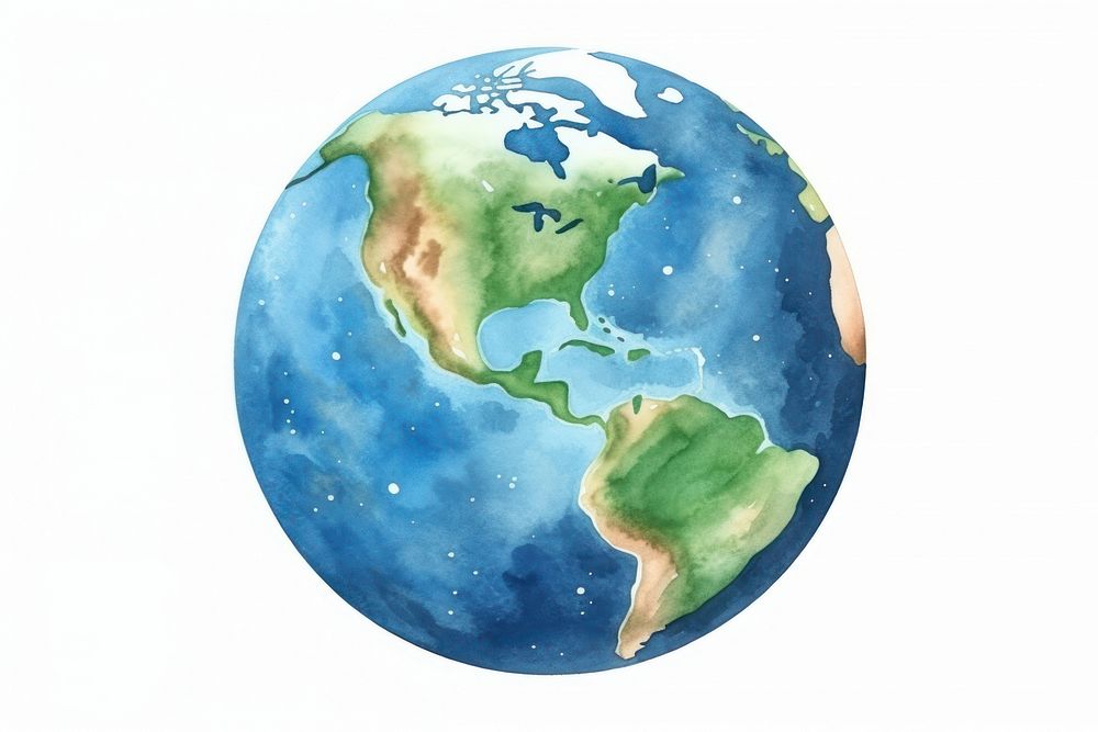 Earth planet space globe. AI generated Image by rawpixel.