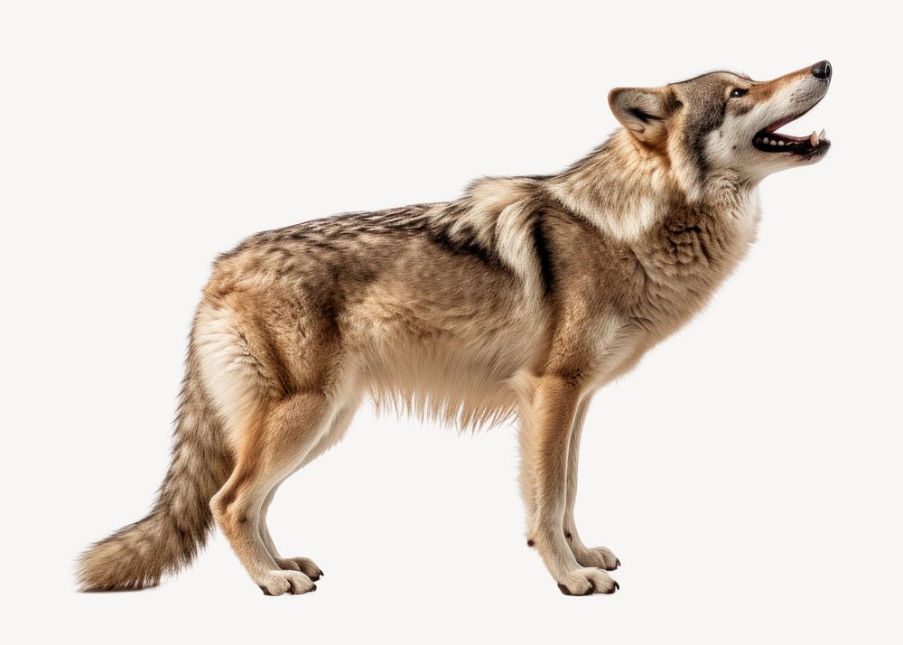 Wolf wildlife animal mammal. AI generated Image by rawpixel.