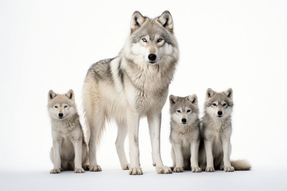 Wolf animal mammal pet. AI generated Image by rawpixel.