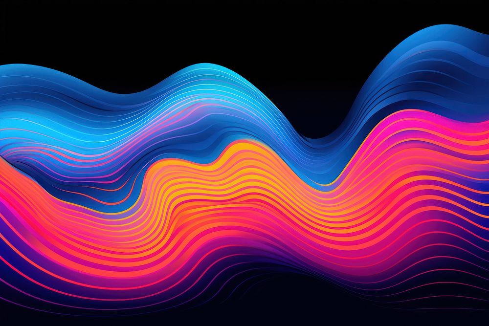 Graphics pattern art illuminated. AI generated Image by rawpixel.