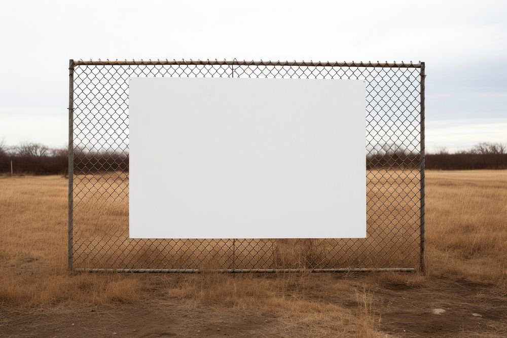 Fence field white architecture. AI generated Image by rawpixel.
