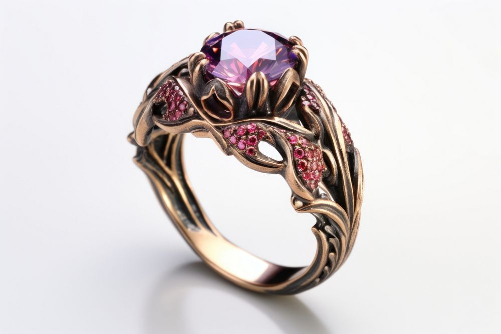 Ring gemstone jewelry accessories. AI generated Image by rawpixel.