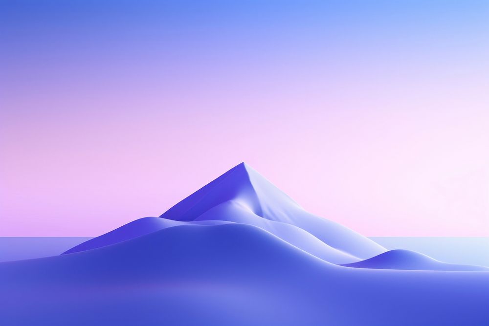Nature landscape purple blue. AI generated Image by rawpixel.