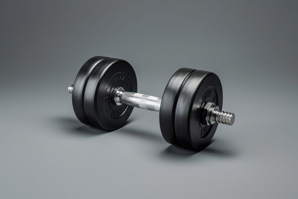 Dumbbell sports gym weightlifting. AI generated Image by rawpixel.