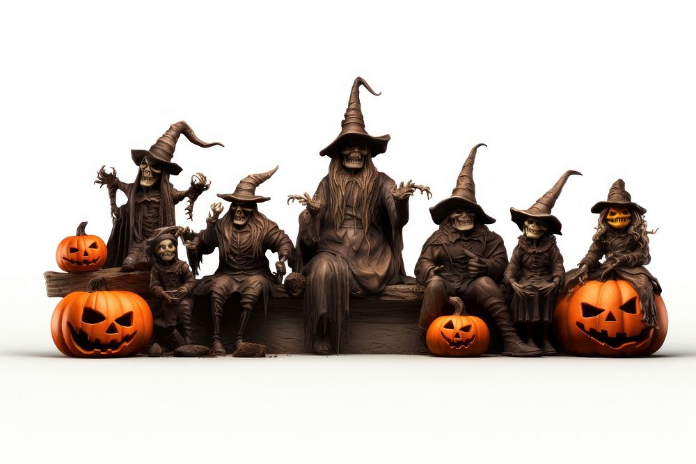 Halloween jack-o'-lantern decoration pumpkin. AI generated Image by rawpixel.