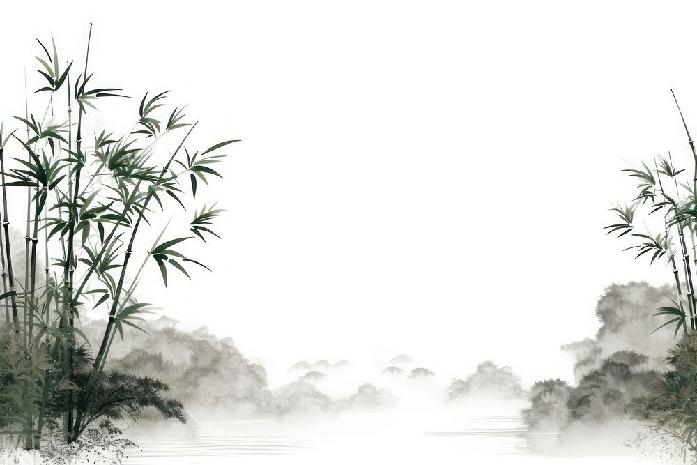 Outdoors nature bamboo plant. AI generated Image by rawpixel.