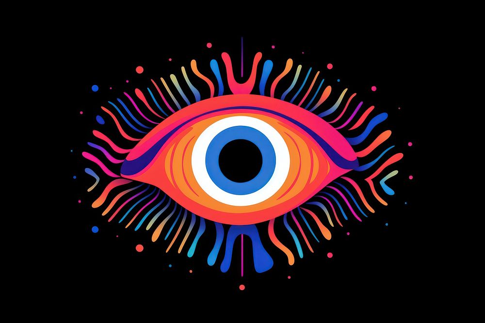 Graphics pattern eye art. 