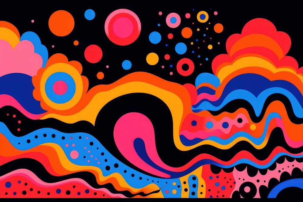 Painting pattern art backgrounds. AI generated Image by rawpixel.