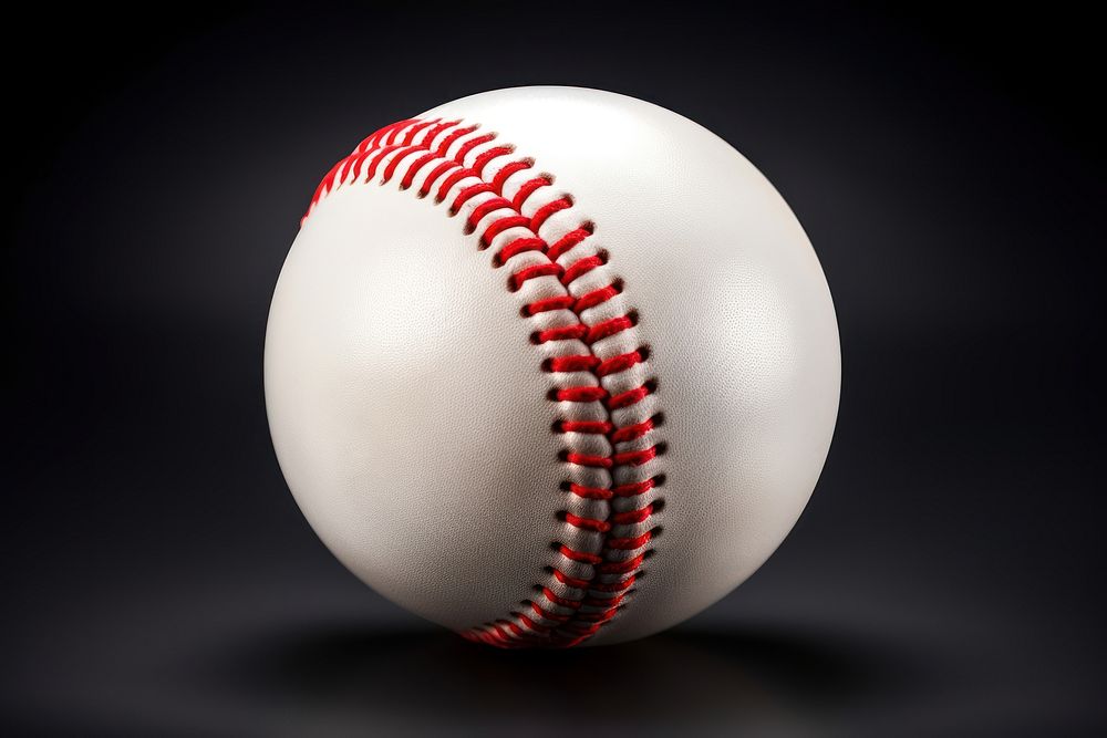Baseball sphere sports softball. AI generated Image by rawpixel.