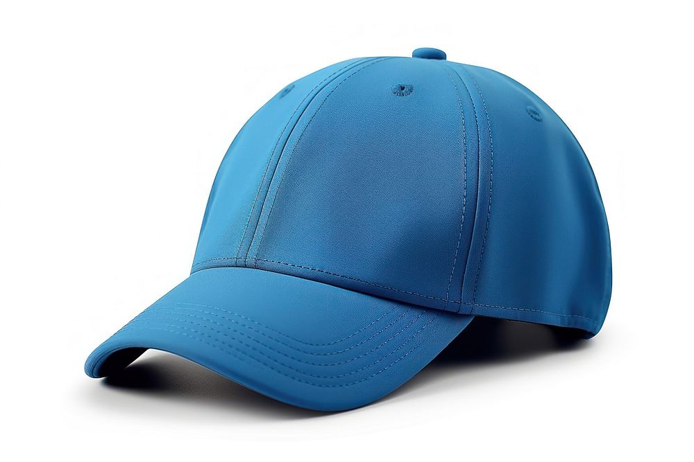 Cap white background baseball cap turquoise. AI generated Image by rawpixel.