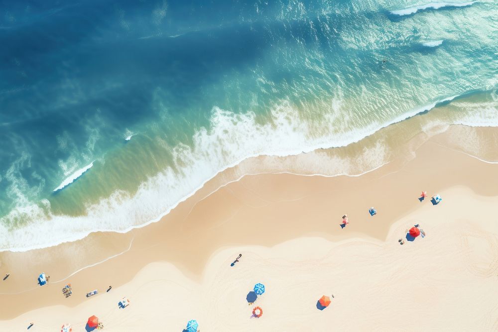 Beach outdoors nature ocean. 