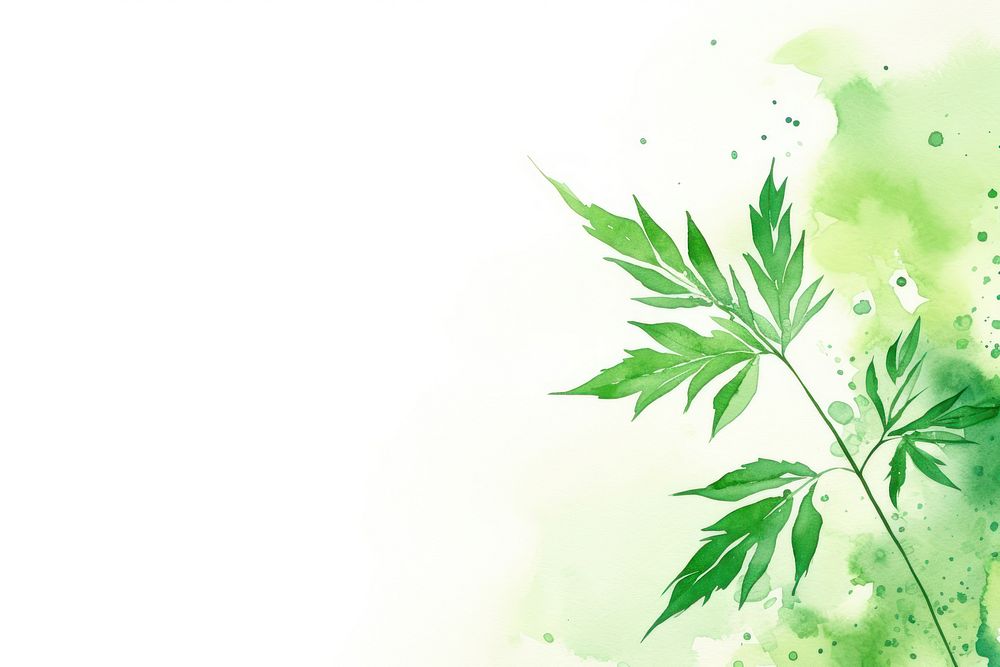 Backgrounds cannabis plant green. AI generated Image by rawpixel.