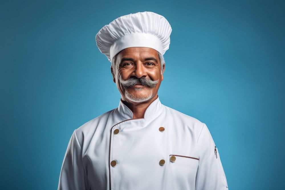 Chef adult blue freshness. AI generated Image by rawpixel.
