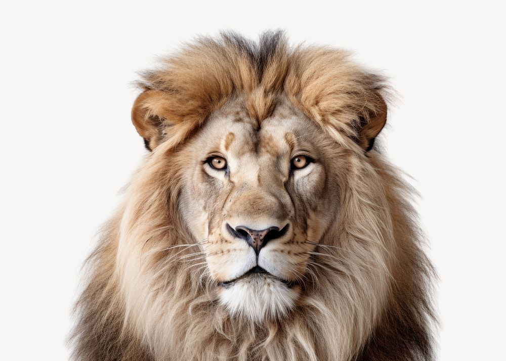 Wildlife mammal animal lion. AI generated Image by rawpixel.