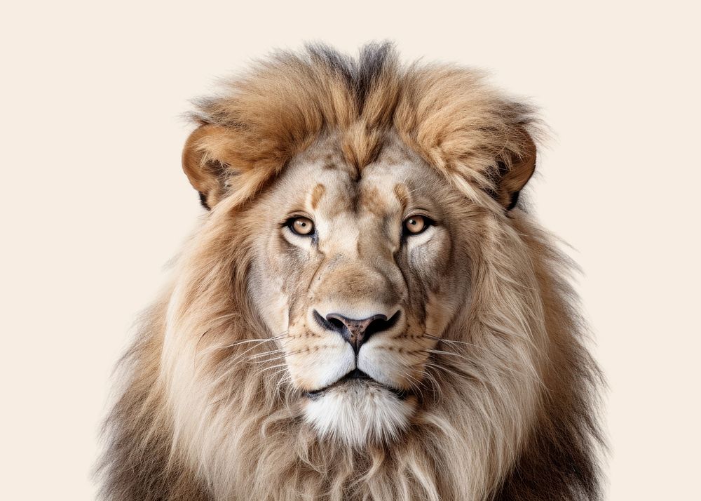 Wildlife mammal animal lion. AI generated Image by rawpixel.