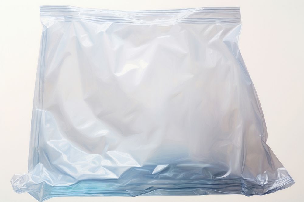 Plastic bag white plastic bag. AI generated Image by rawpixel.