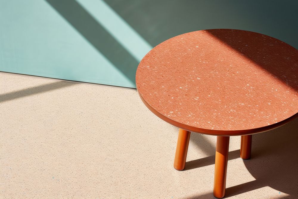 Table furniture shadow floor. AI generated Image by rawpixel.