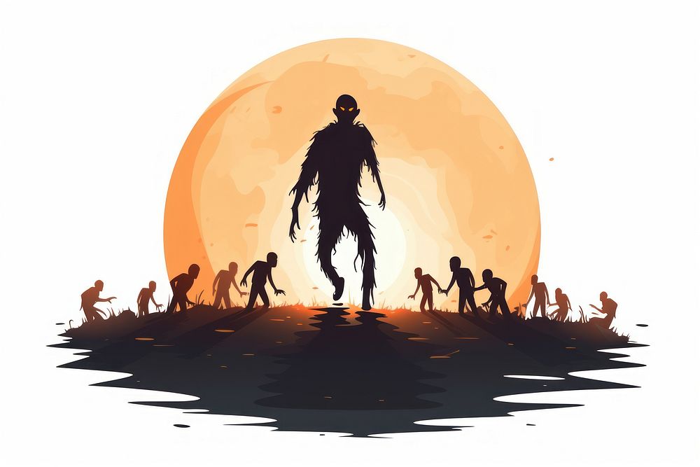 Silhouette cartoon shadow adult. AI generated Image by rawpixel.