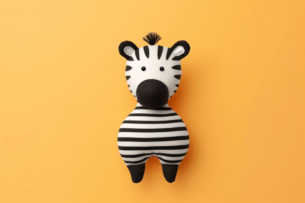 Zebra toy wildlife cartoon. 