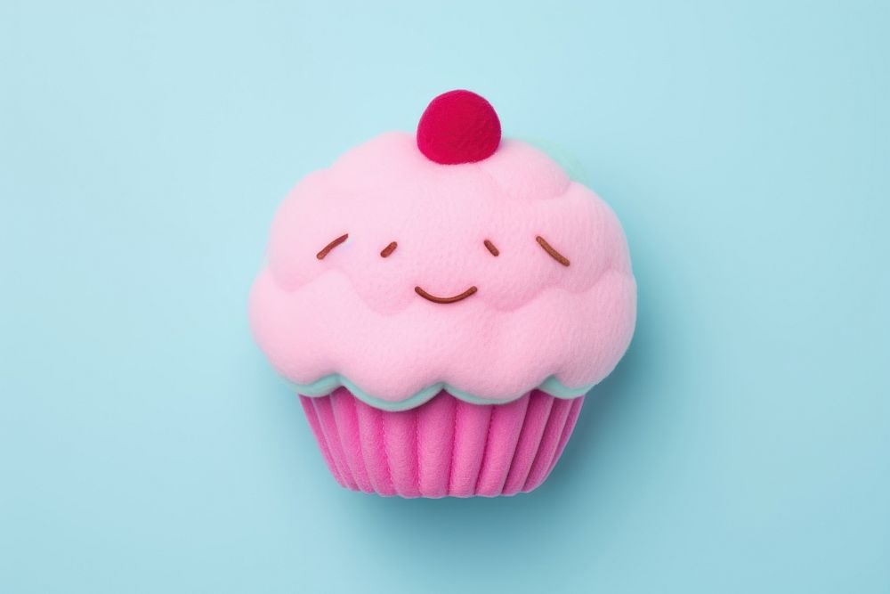 Cupcake toy dessert cartoon. AI generated Image by rawpixel.