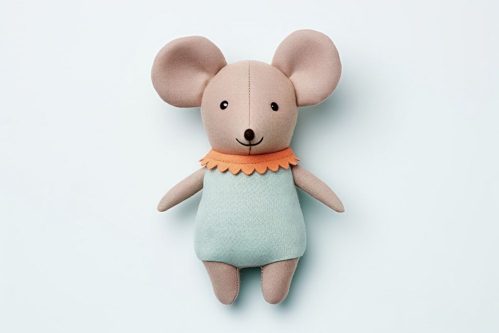 Toy cartoon plush mouse. AI generated Image by rawpixel.