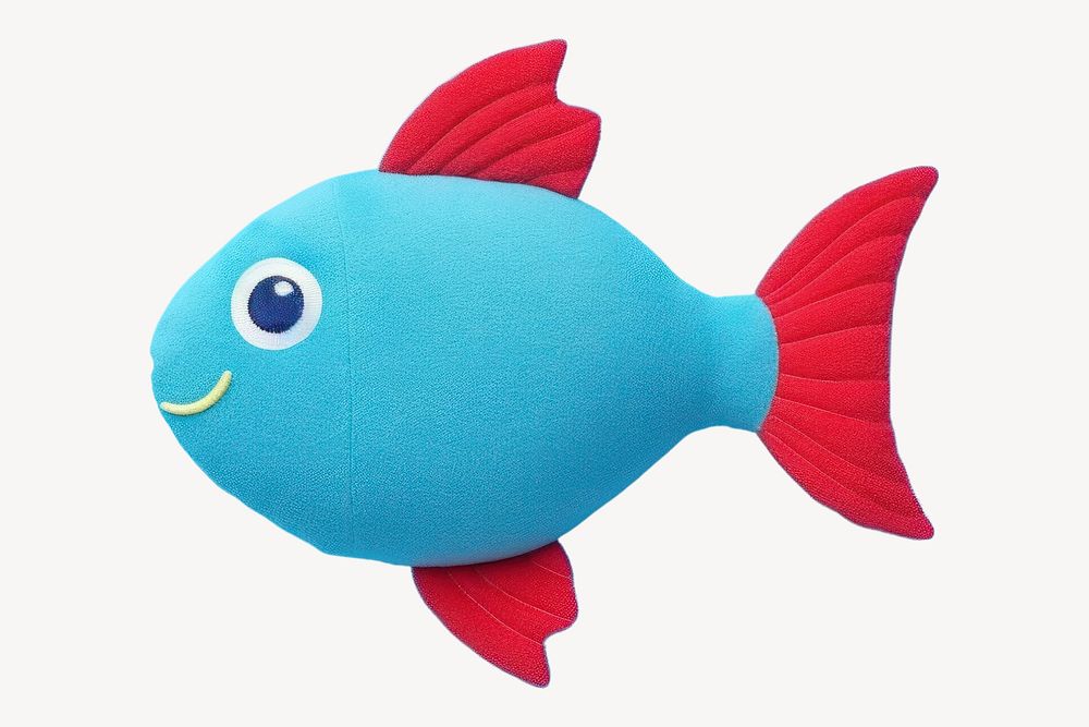 Fish toy cartoon animal. AI generated Image by rawpixel.