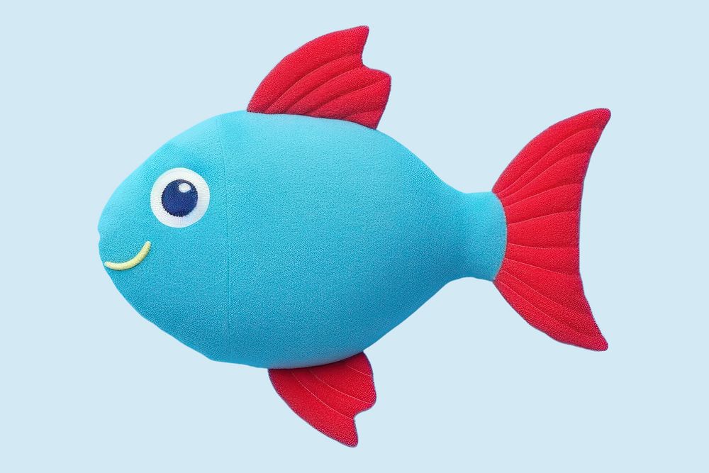 Fish toy cartoon animal. 